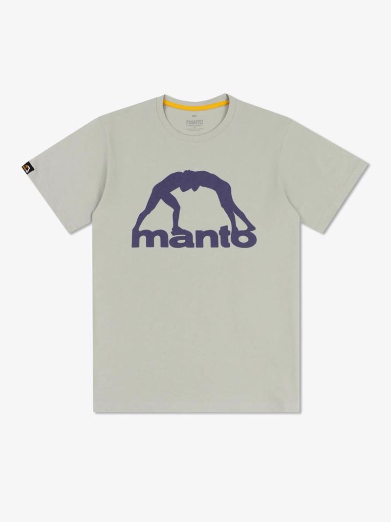 MANTO vibe 25 tshirt-light grey/violet